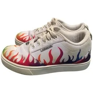 Heelys Shoes Heelys Kids Pro Prints Sneaker White Rainbow